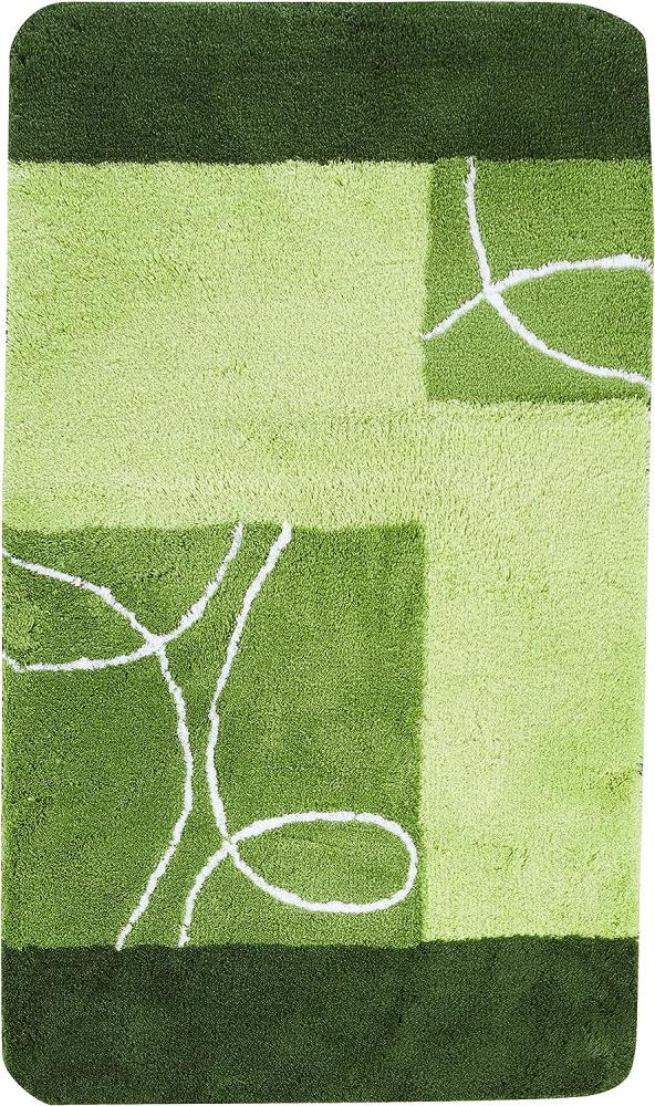 Kleine Wolke Badteppich Curly kiwigrün, 70 x 120 cm Bild 1