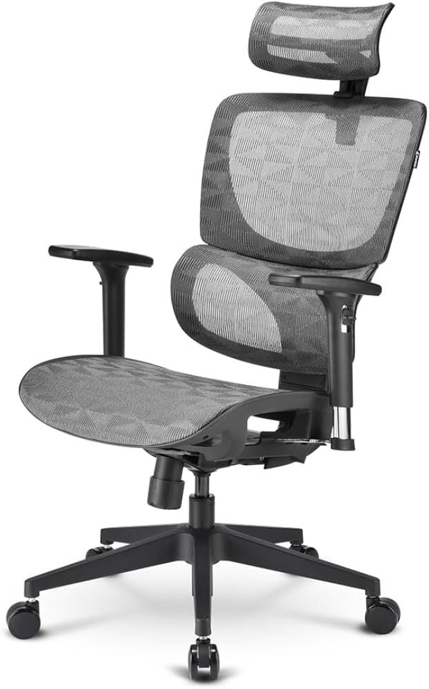 Sharkoon OfficePal C30M Büro Stuhl - Mesh-Textil - Bis zu 120 kg Bild 1
