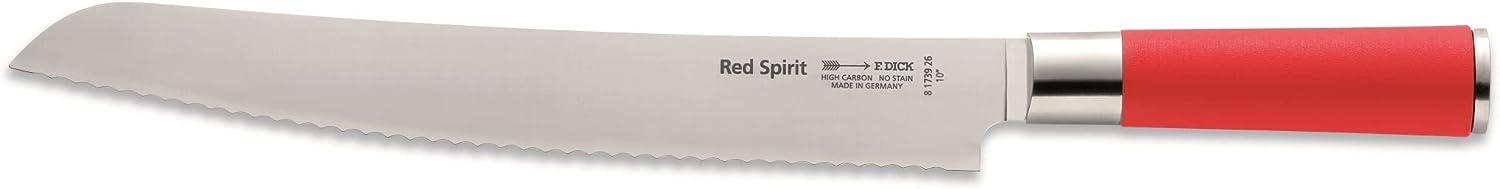 F. Dick Brotmesser, Sägemesser, Red Spirit (Messer mit Klinge 26 cm, X55CrMo14 Stahl, nichtrostend, 56° HRC) 8173926 Bild 1