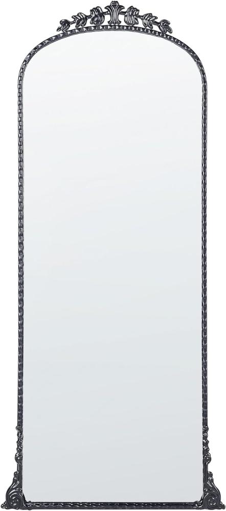 Wandspiegel schwarz Metall 51 x 114 cm LIVRY Bild 1