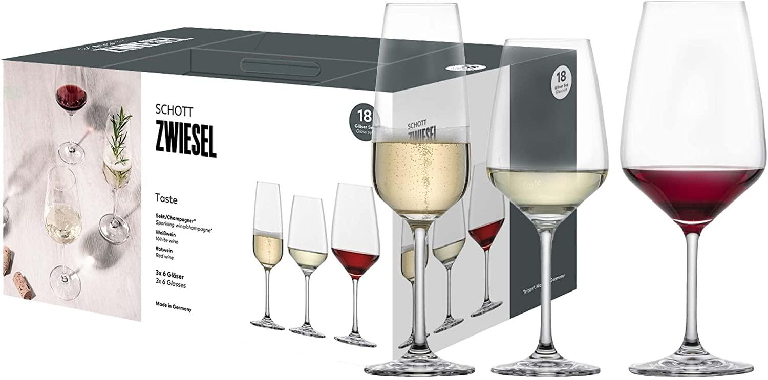 Schott Zwiesel TASTE Wein- & Sektgläser Premium Box 18er Set Bild 1