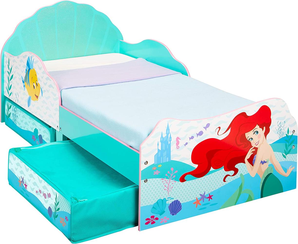 Worlds Apart 'Disney Prinzessin Arielle' Kinderbett mit Stauraum, 70 x 140 cm Bild 1