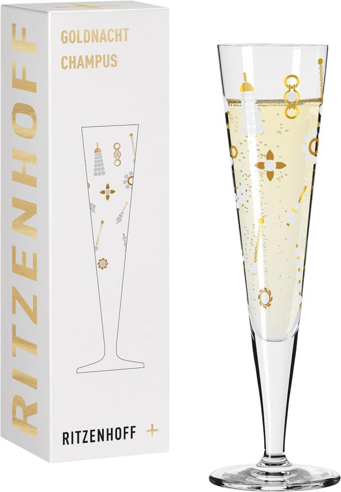 Ritzenhoff 1071040 Champagnerglas #40 GOLDNACHT Champus Nathalie Jean 2024 in Geschenkbox Bild 1