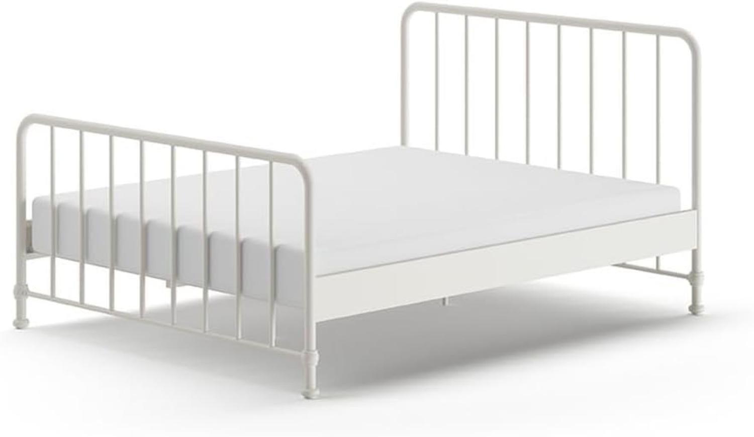 BRONXX Jugendbett mit Liegefläche 160 xx 200 cm, Ausf. Metall Weiß matt Bild 1