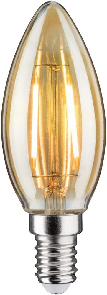 Paulmann 28704 LED Kerze 2,6 Watt E14 Gold Goldlicht Bild 1