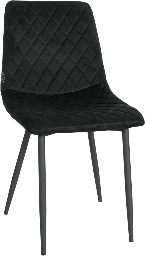 Stuhl Telde Samt (Farbe: schwarz) Bild 1