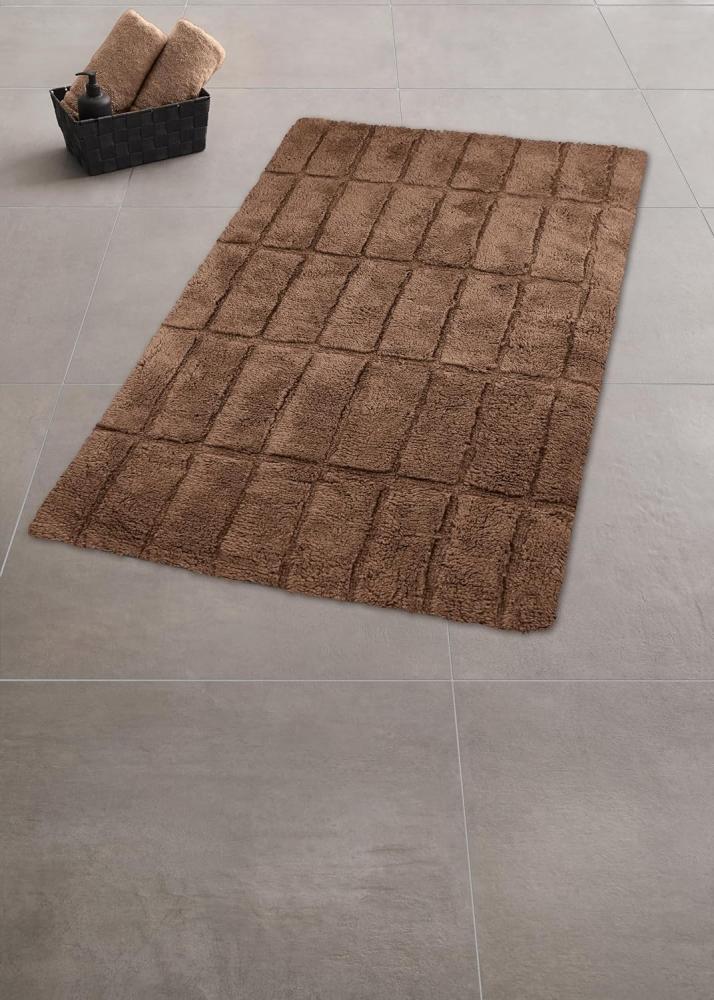 Kleine Wolke Badteppich Tiles | 70x120 cm | brasil Bild 1