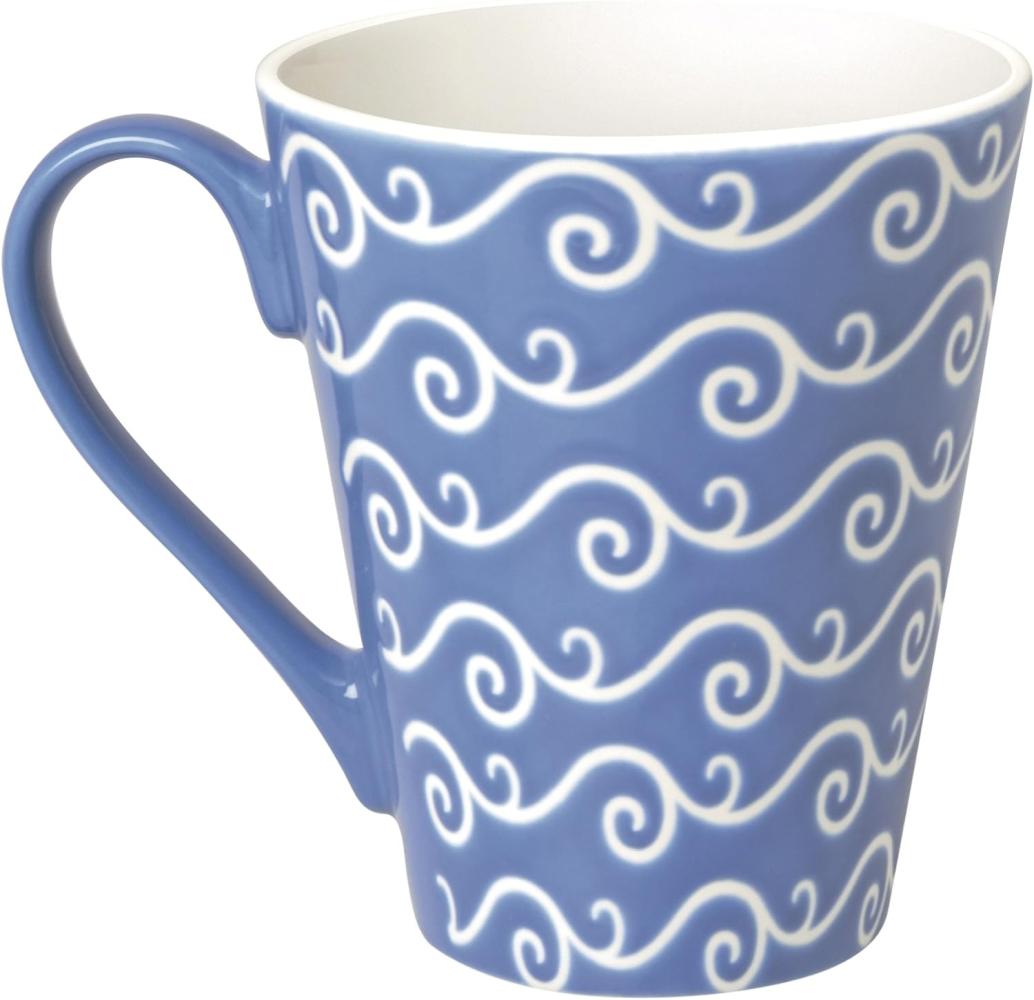 Excelsa Etnika Mug 275 ml, Porzellan, hellblau, 10. 19 X 10. 19 X 10 cm Bild 1