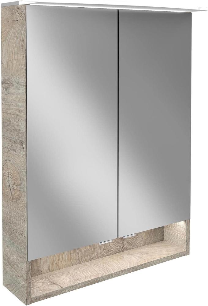 Fackelmann B.STYLE Spiegelschrank, 60 cm breit, Grau Bild 1