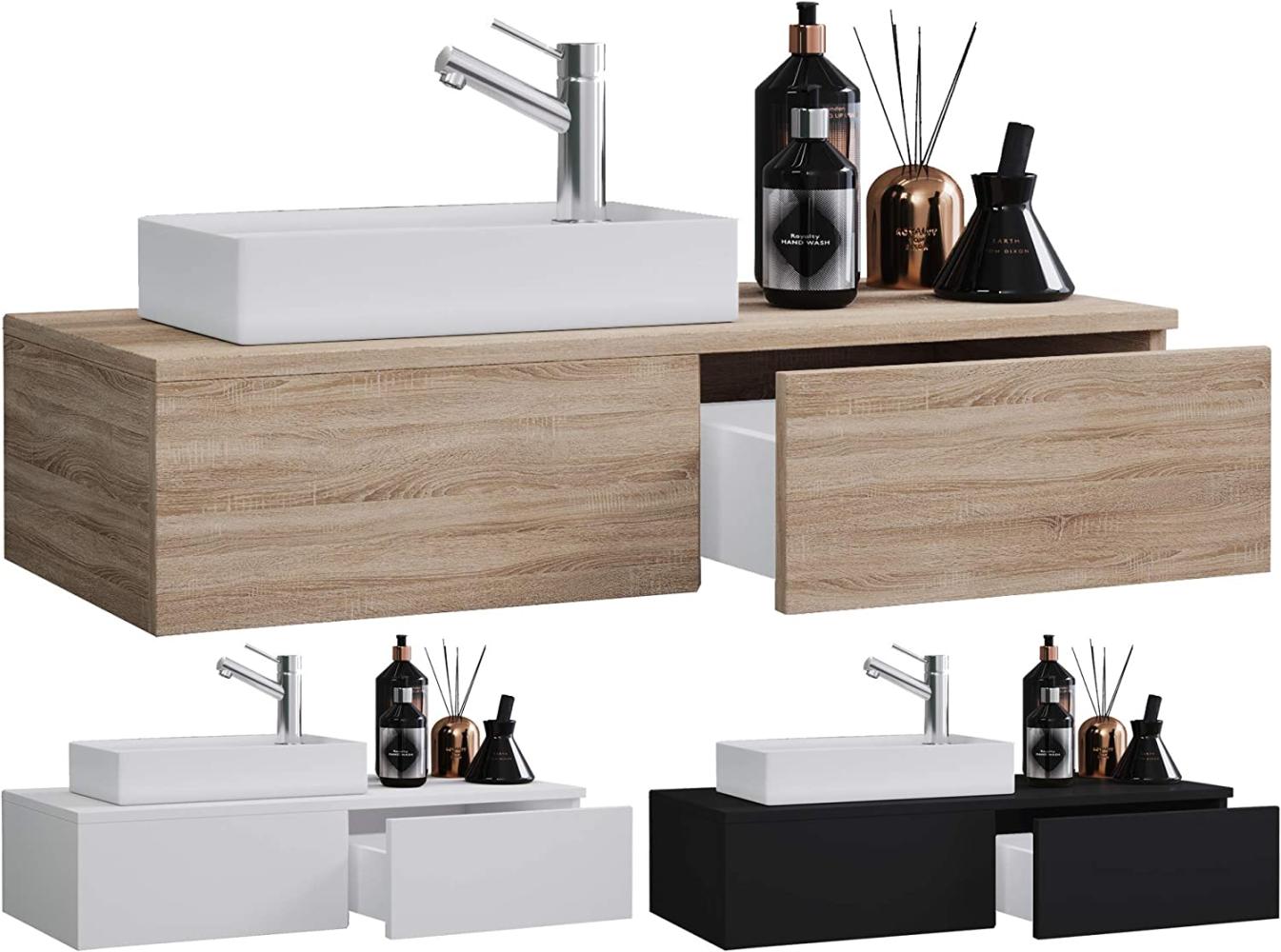 Gudas Bad Möbel Set Waschbecken Unterschrank Wandspiegel Badezimmer Waschtisch Bild 1