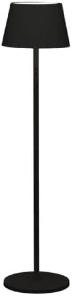 Pomezia USB-Stehlampe schwarz, 2700/3000/4000K+RGB, dimmbar Bild 1