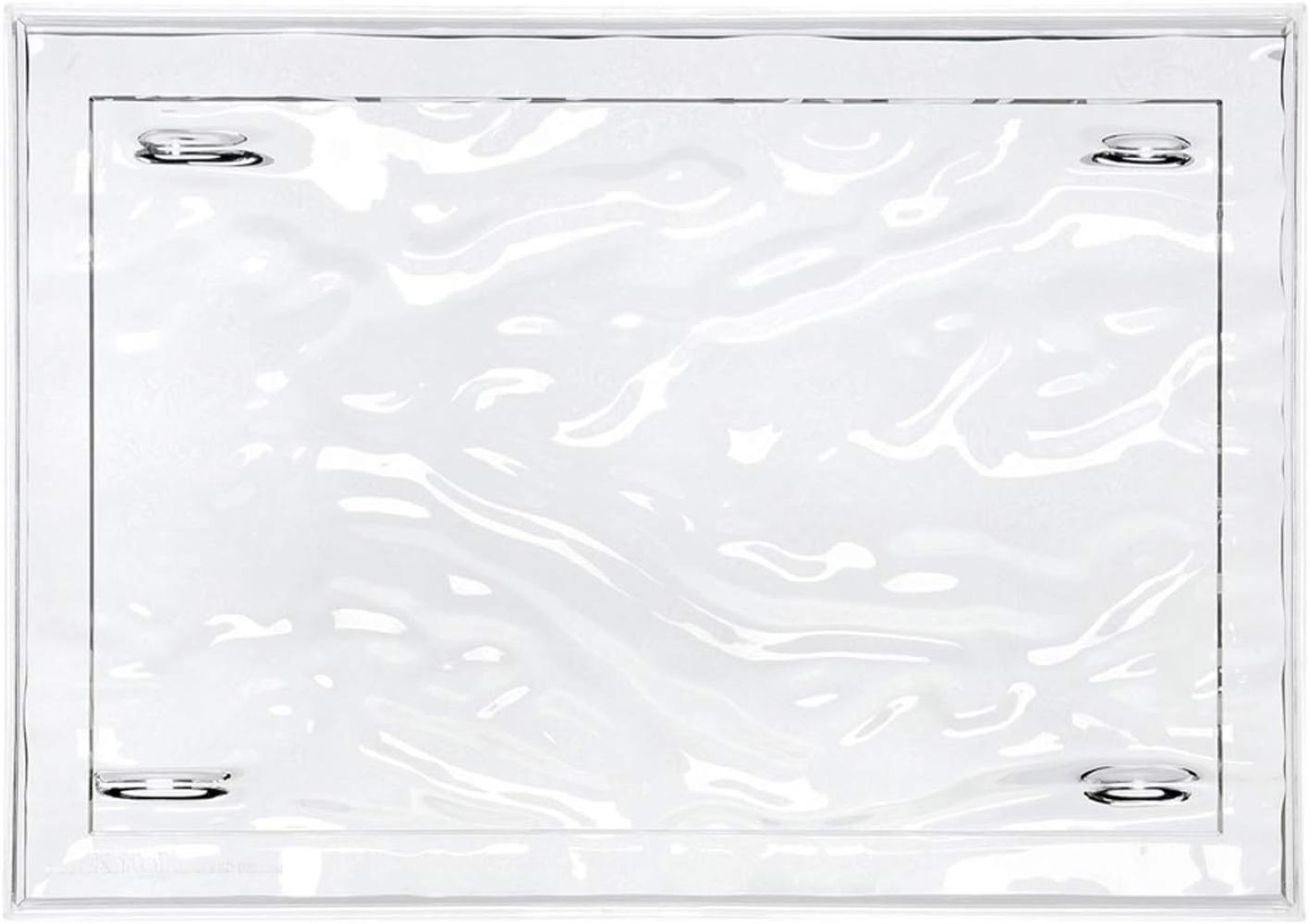 Kartell 01210B4 Dune Tablett, Plastik, kristall, 55 x 38 x 3 cm Bild 1
