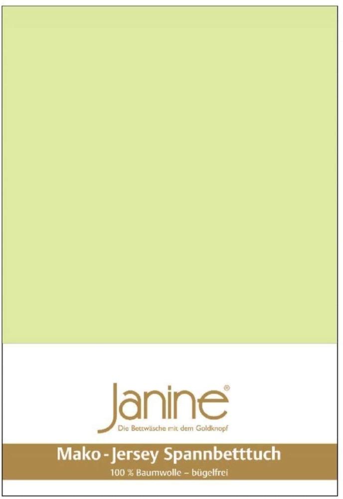 Janine Spannbetttuch 5007 Mako Jersey 140/200 bis 160/200 cm Lilie Fb. 16 Bild 1