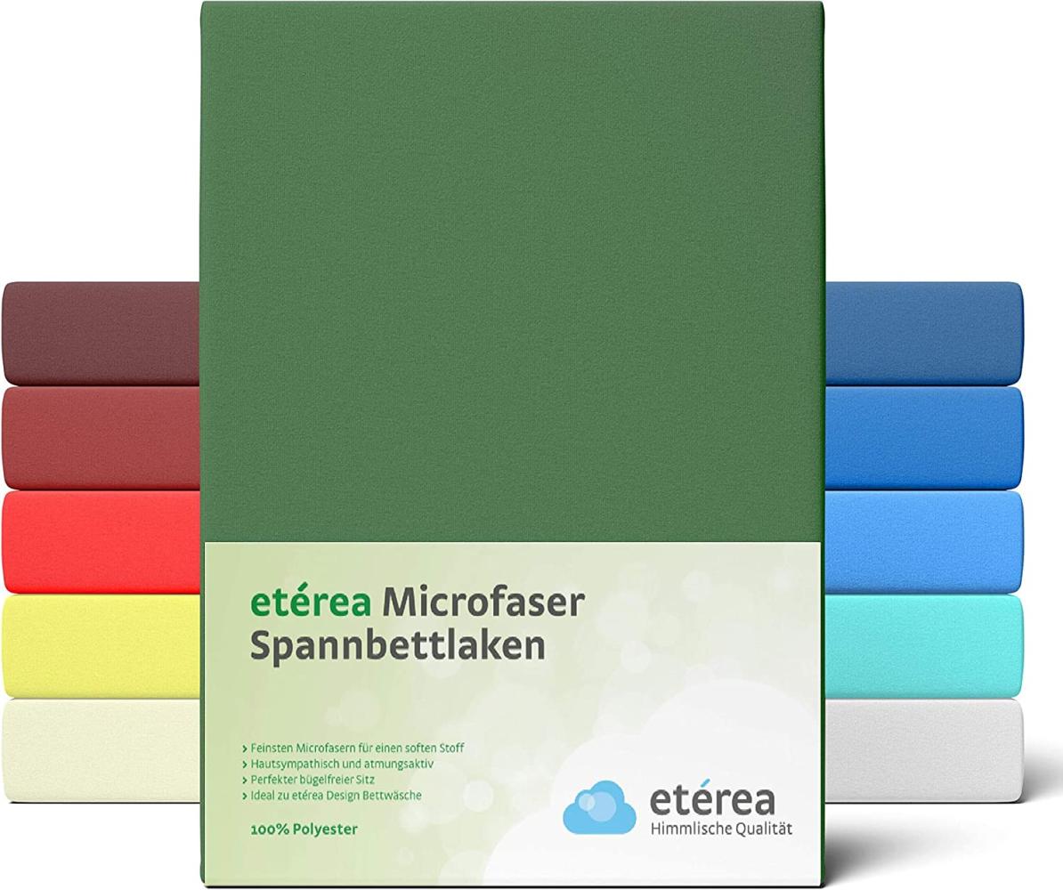 etérea Microfaser Spannbettlaken Kaktus 180x200 - 200x200 cm Bild 1