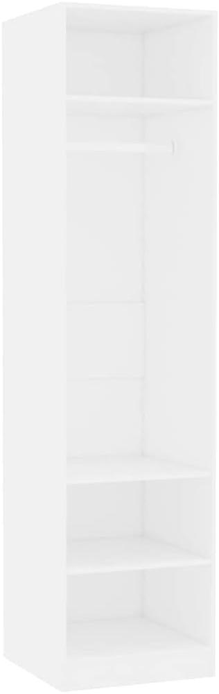 vidaXL Kleiderschrank Weiß 50×50×200 cm Spanplatte Bild 1