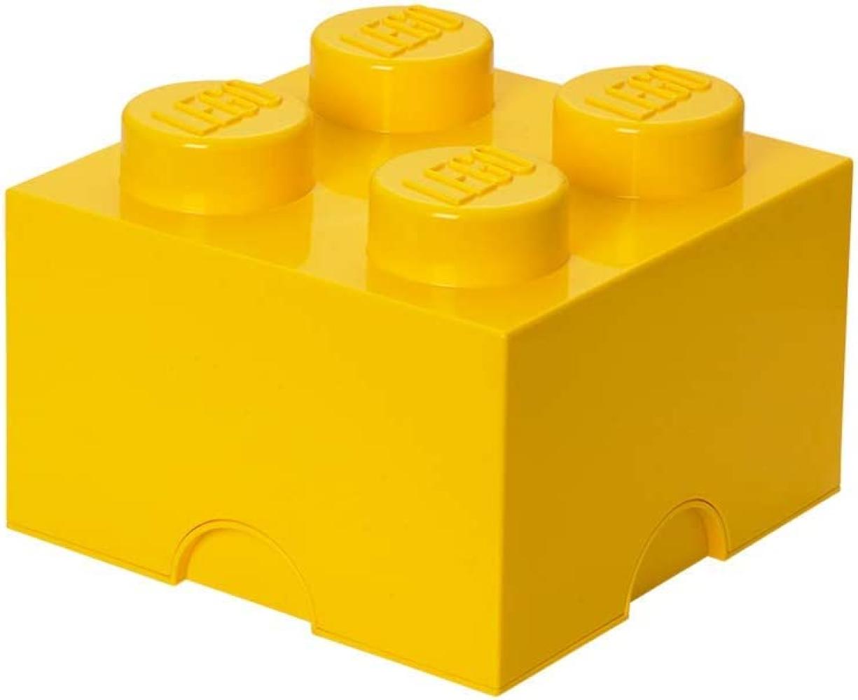 Lego 'Storage Brick 4' Aufbewahrungsbox gelb Bild 1