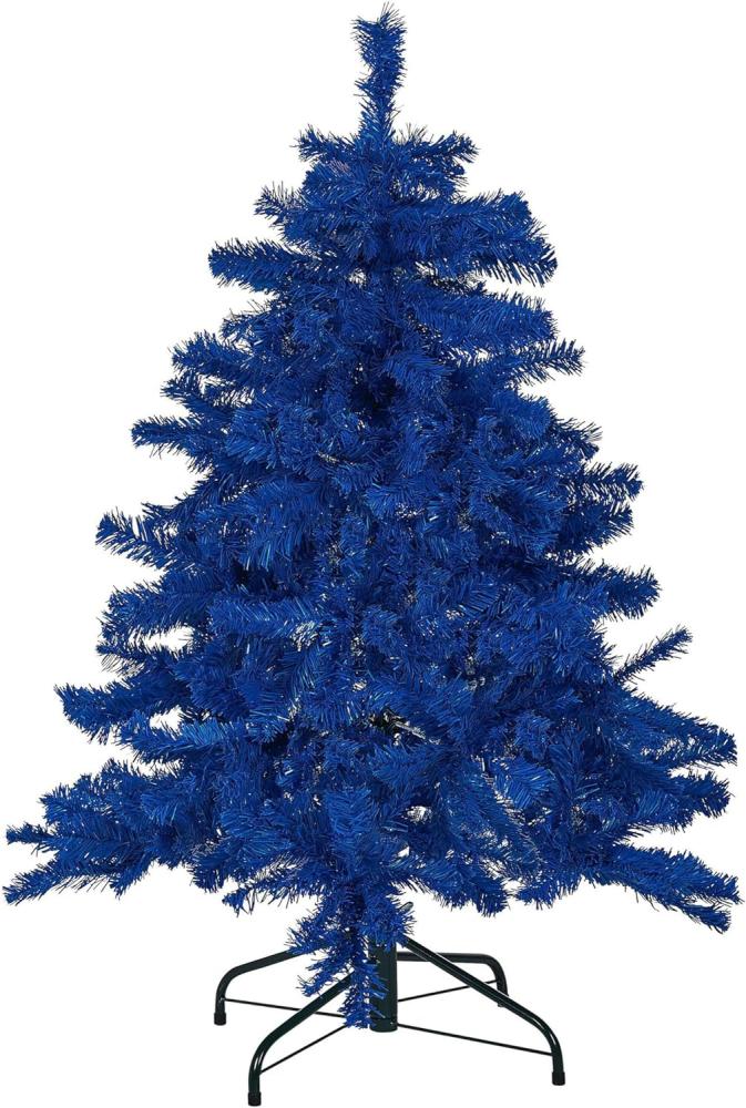 Künstlicher Weihnachtsbaum 120 cm blau FARNHAM Bild 1