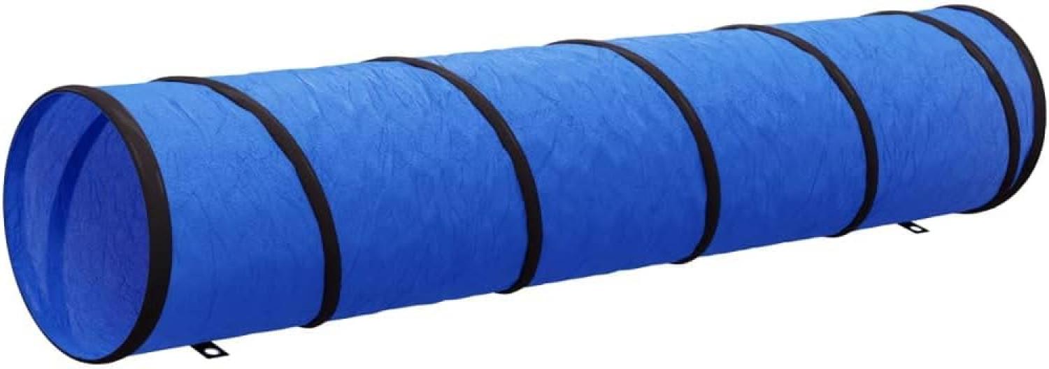 Hundetunnel Blau Ø 40x200 cm Polyester Bild 1