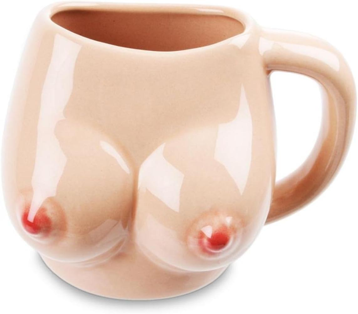 Tasse Brüste Boob Mug Kaffee Tee Becher als Geschenk Junggesellenabschied Fun Bild 1