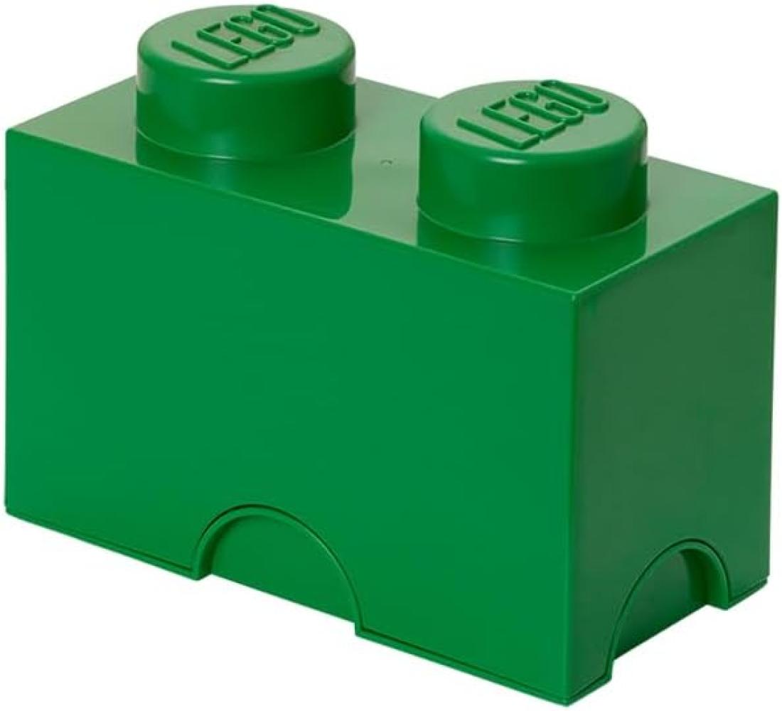 LEGO 'Storage Brick 2' Aufbewahrungsbox grün Bild 1