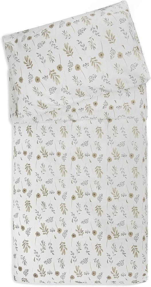 Jollein Meadow Bettdeckenbezug Chestnut 100 x 140 cm Weiß Bild 1