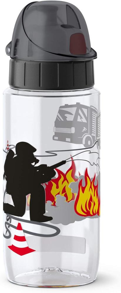 EMSA Trinkflasche Tritan Kids Fireman 0,5l transparent Bild 1