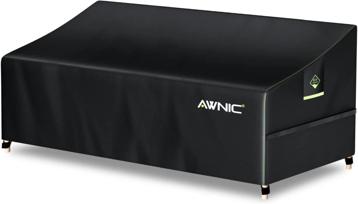 Awnic Sofa Überzug Couch Bezug Abdeckung für 3 Sitzer Wasserdicht Lounge Sofa Schutzhülle für Gartensofa Wasserdicht 420D Polyester 220x85x61/71cm Bild 1