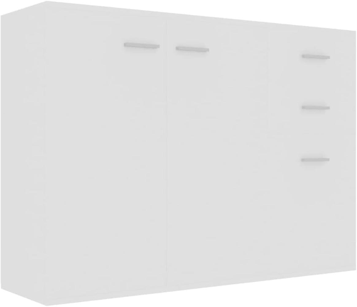 vidaXL Sideboard Weiß 105x30x75 cm Spanplatte Bild 1