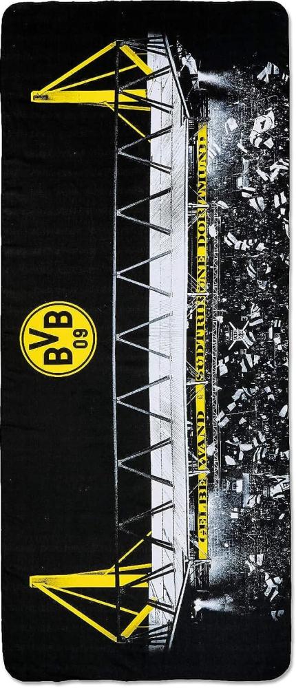 BVB Borussia Dortmund Microfaser-Handtuch Stadion 75x180cm Bild 1