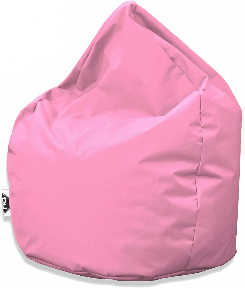 Patchhome Sitzsack Tropfenform - Hell Rosa für In & Outdoor XXL 420 Liter - mit Styropor Füllung in 25 versch. Farben und 3 Größen Bild 1