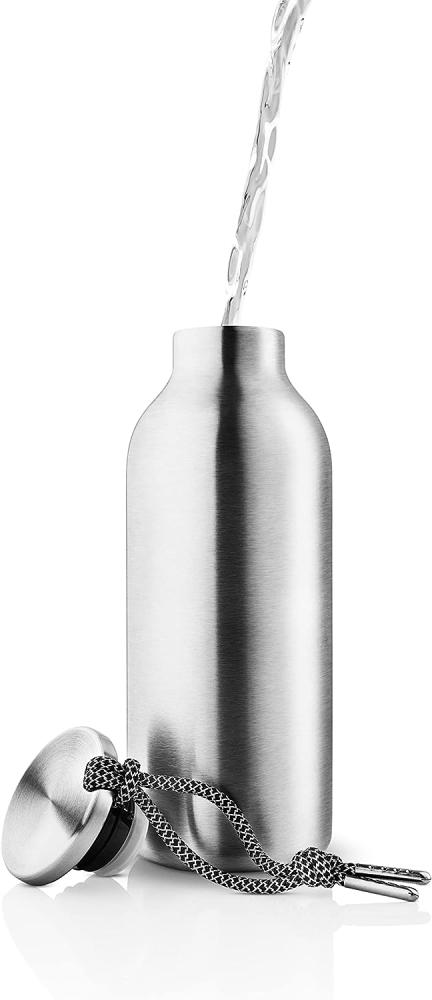 Eva Solo 24/12 To Go Isolierflasche, Isoflasche, Trinkflasche, Wasserflasche, Edelstahl, Stainless Steel, 500 ml, 505030 Bild 1