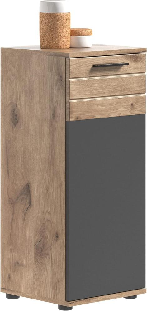 Badschrank Mason - Nox Oak / Basalt Grau Bild 1