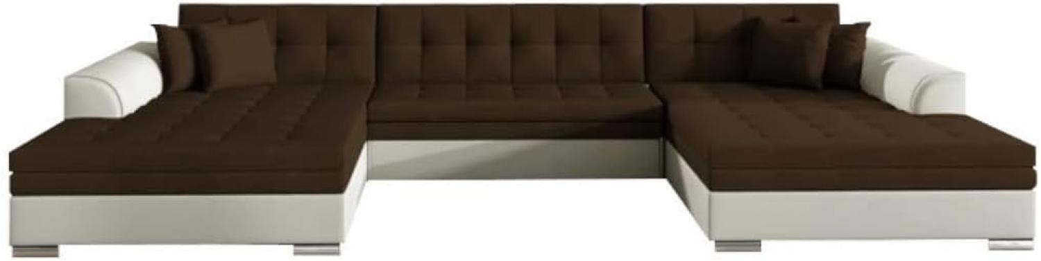 Ausziehbares Sofa ALABAMA, U-Form, 355x80x165, sawana 16/soft 33 Bild 1