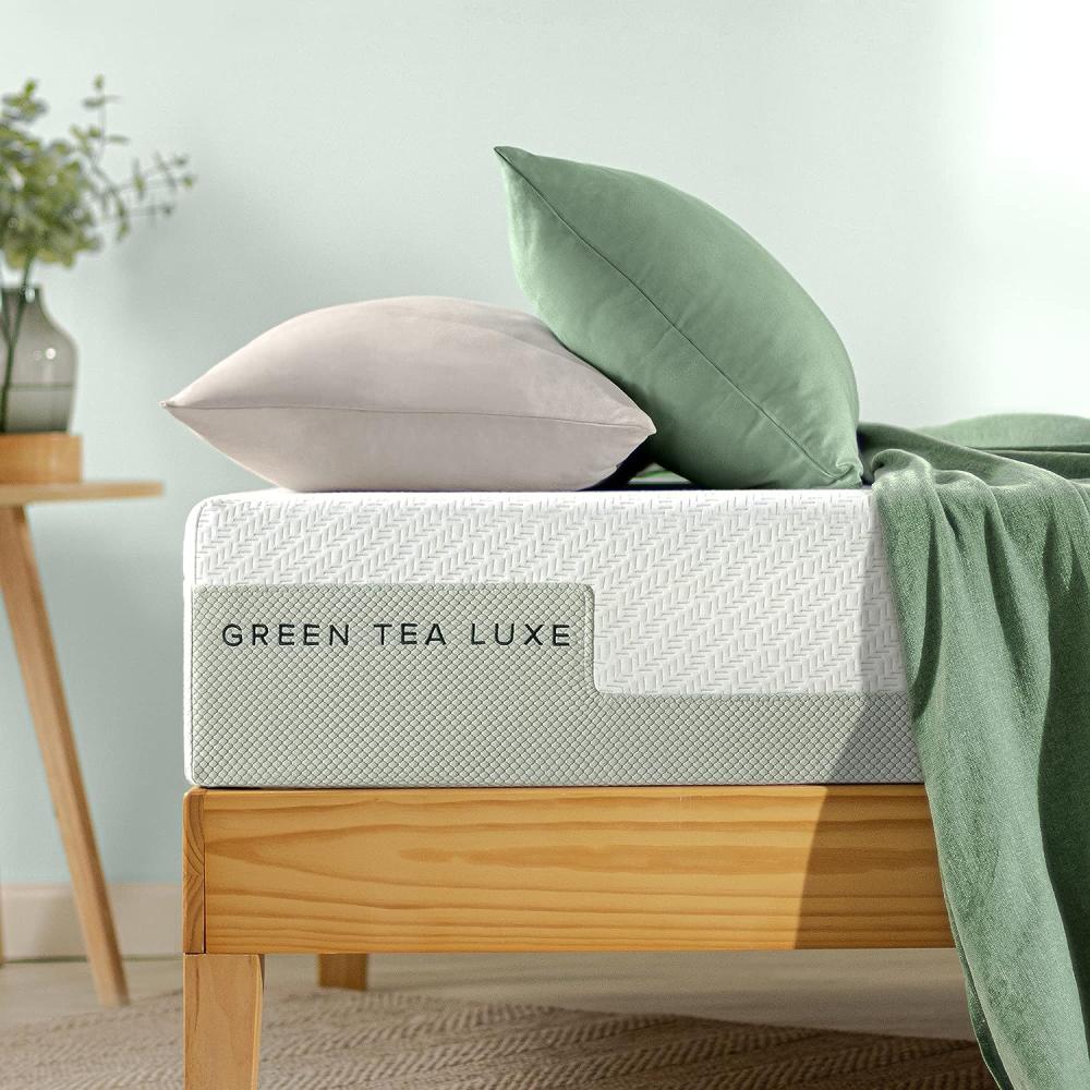 ZINUS Green Tea Luxe Memory Schaum Matratze | Anpassungsfähige 7 Zonen Matratze | 180 x 200 cm | Höhe 25 cm | H3-H4 Mittelfest | | Rollmatratze | OEKO-TEX Bild 1