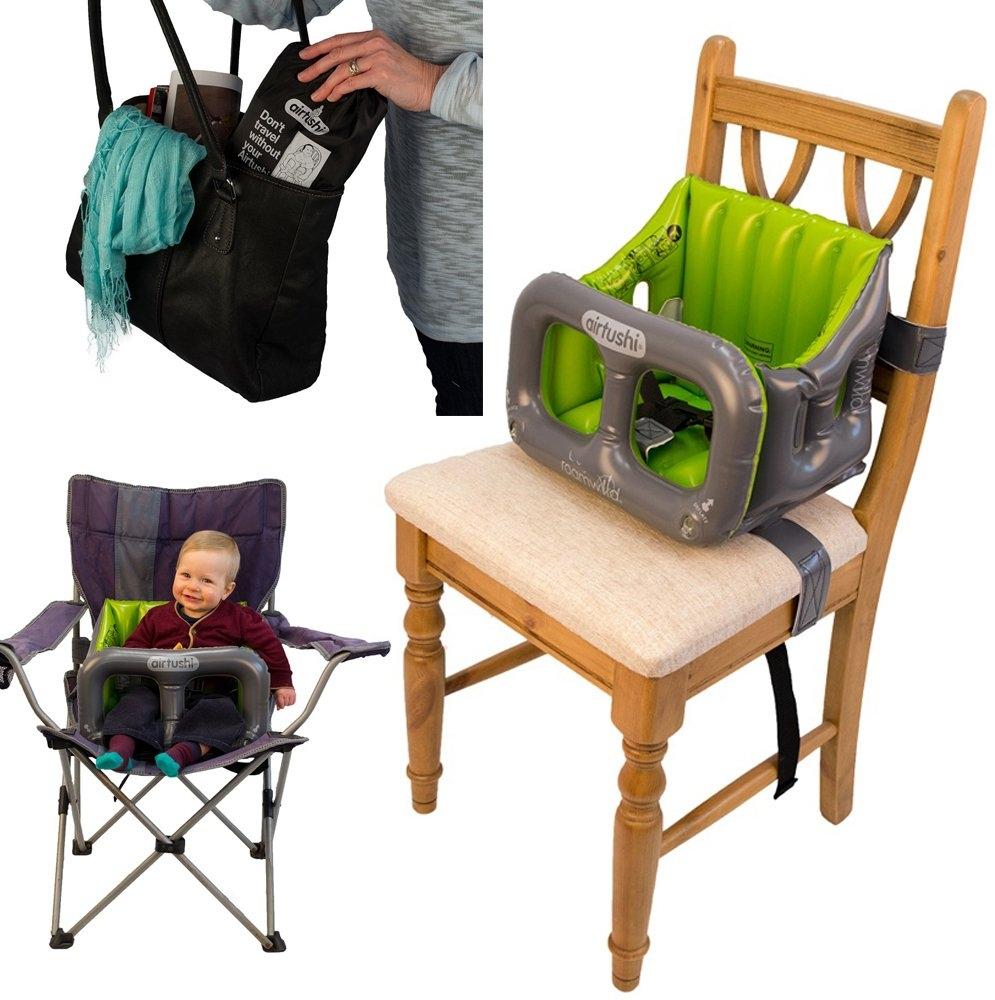 Airtushi – aufblasbarer tragbarer Baby - und Kindersitz Sitzerhöhung – NEU Bild 1