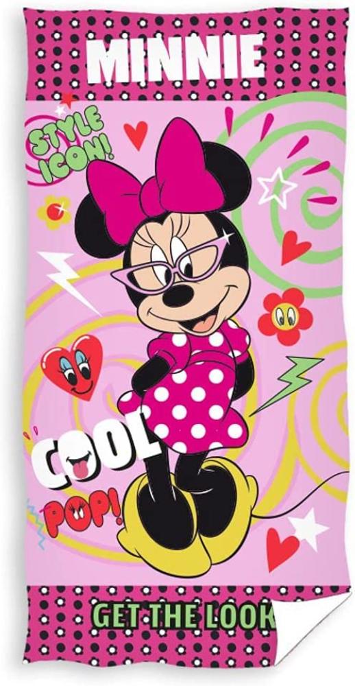 Style Handtuch Mouse | 70 x 140 cm | Disney Minnie Maus | Kinder Strandtuch Bild 1
