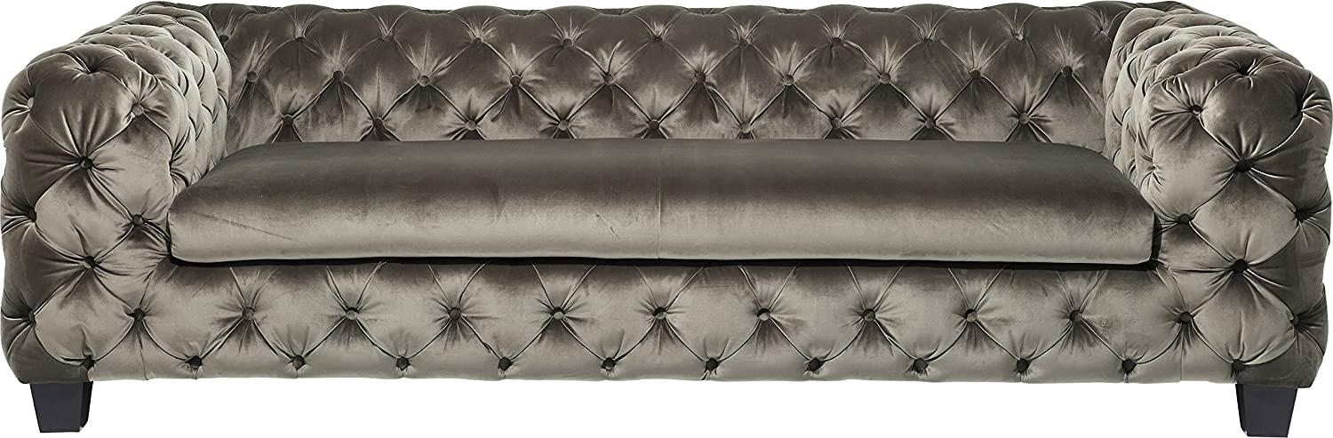 Sofa Desire 3- Sitzer Velvet- Khaki Bild 1