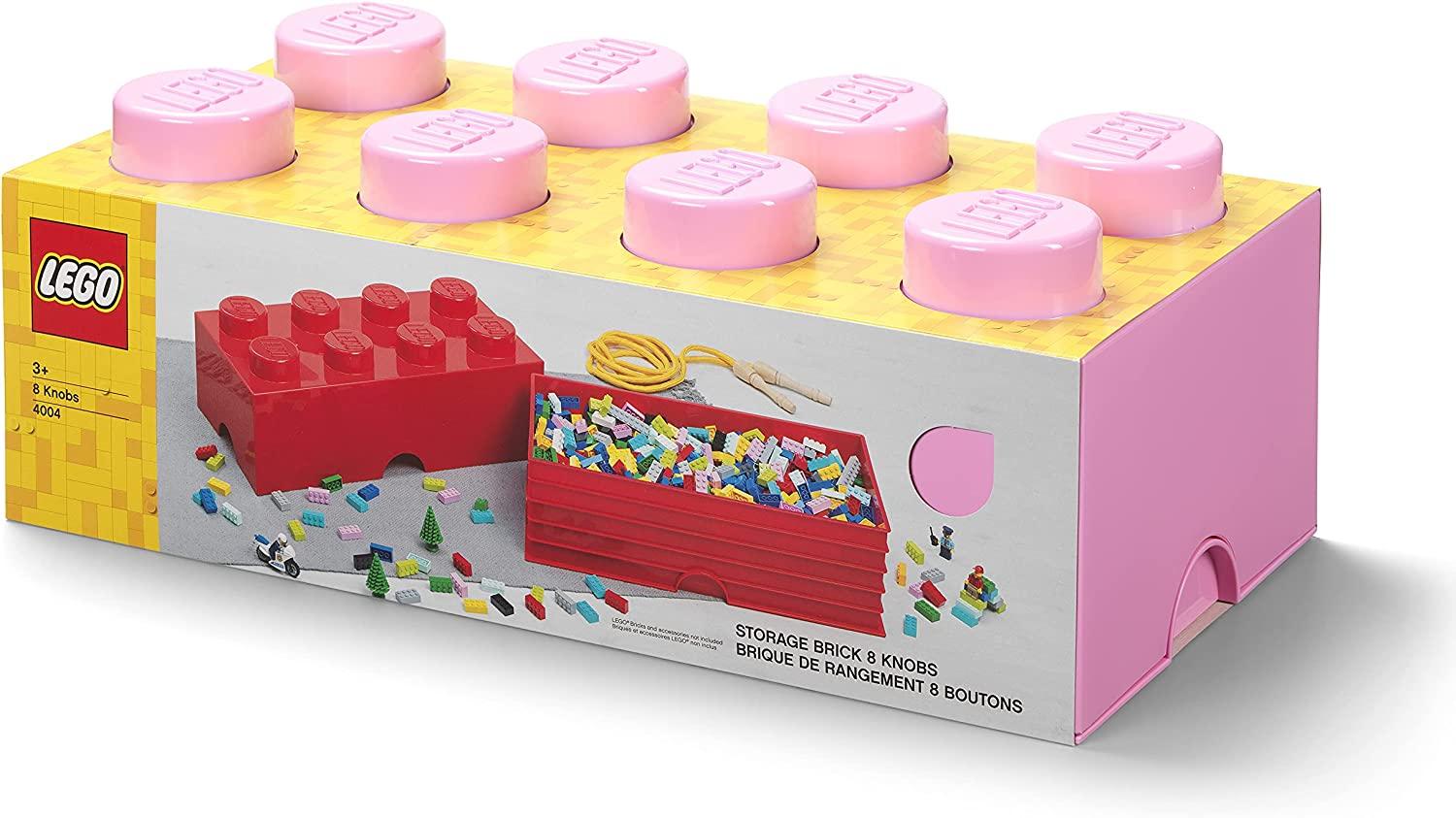 Lego 'Storage Brick 8' Aufbewahrungsbox rosa Bild 1