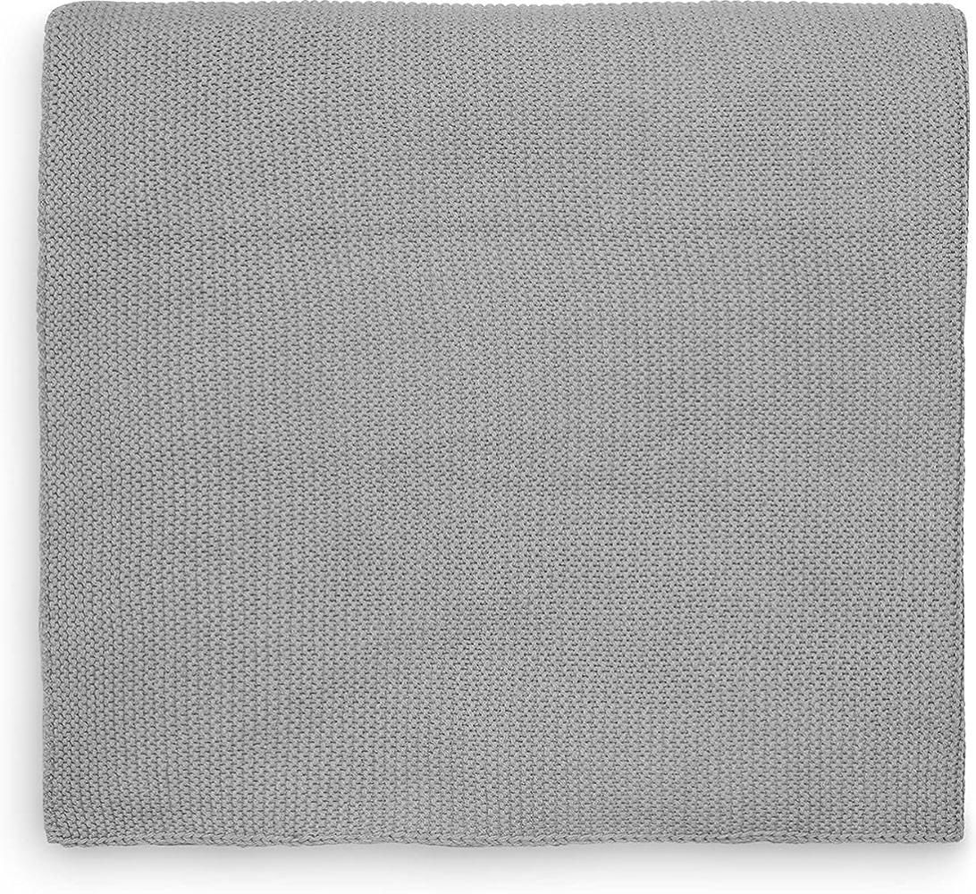 Jollein Basic Knit Bettdecke Steingrau 100 x 150 cm Bild 1