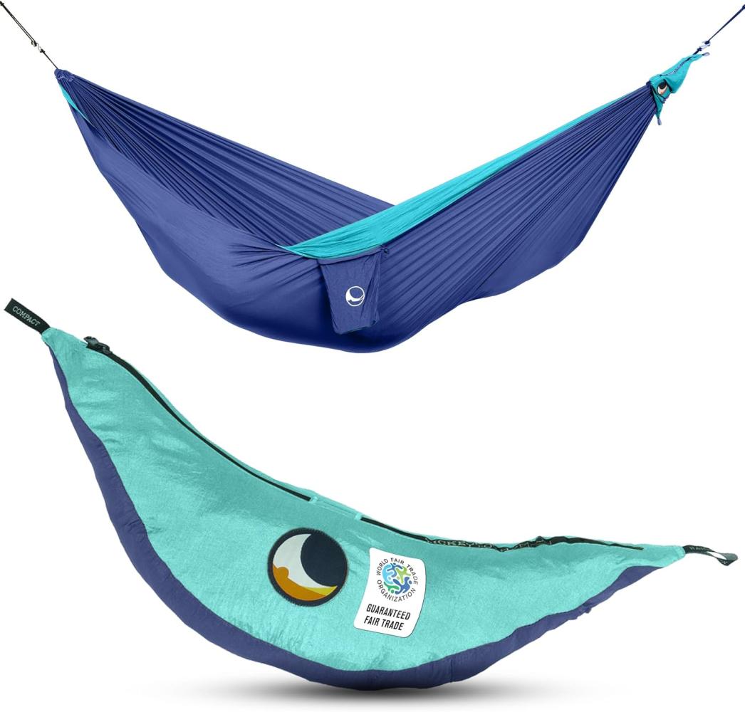 Ticket to the Moon Original Hammock, royal blue/turquoise Bild 1