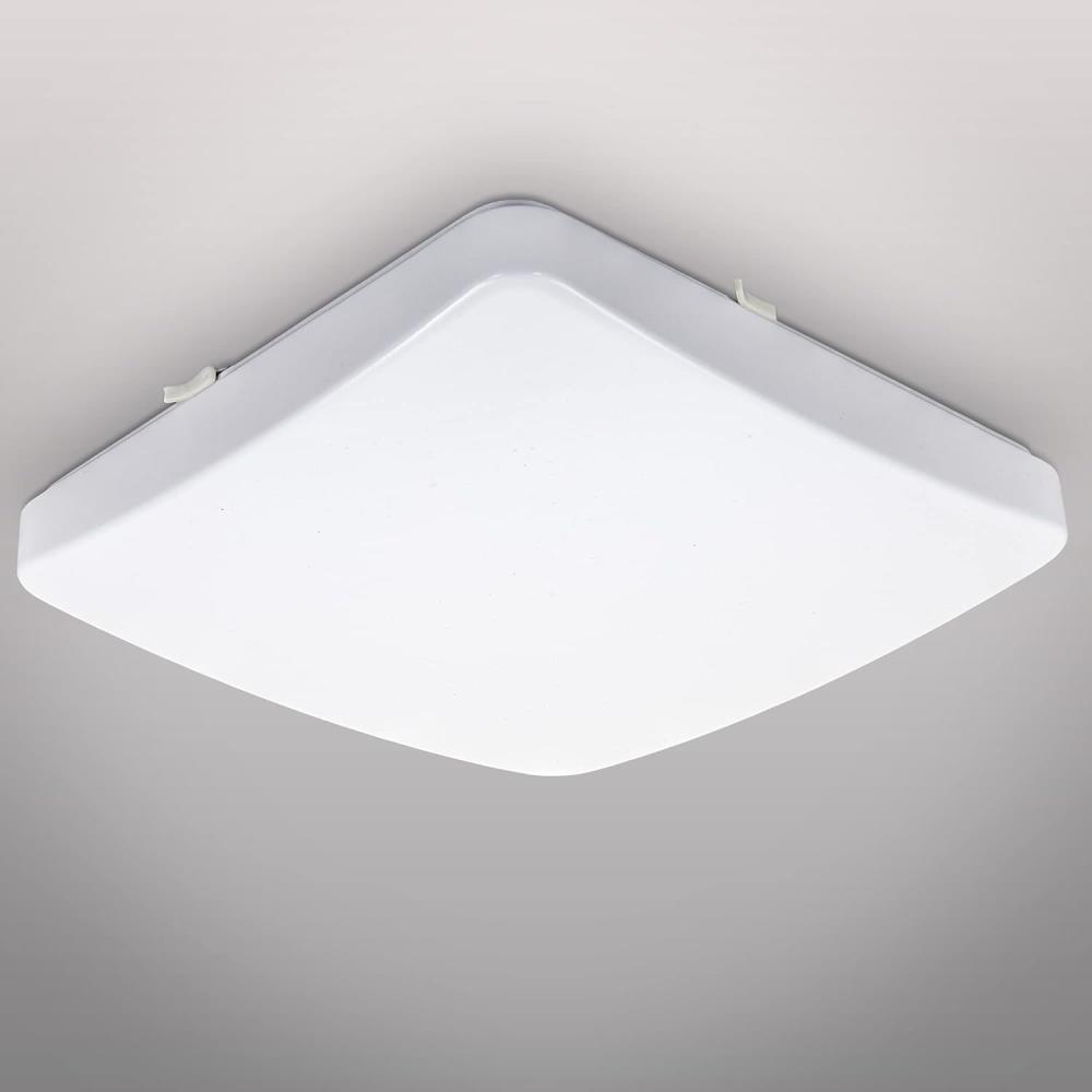 LED Deckenlampe Deckenleuchte 12W warmweiß quadrat Wohnzimmer Flur Küche 27cm Bild 1