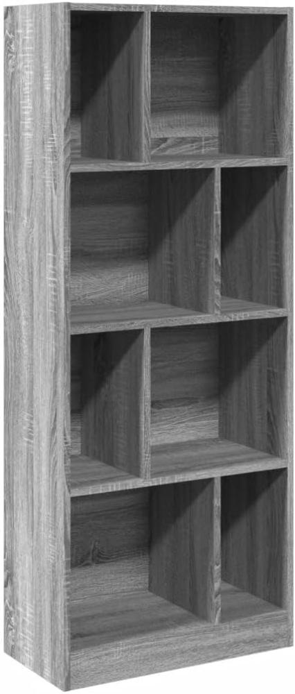 Bücherregal Grau Sonoma 57x28,5x141 cm Holzwerkstoff 848001 Bild 1