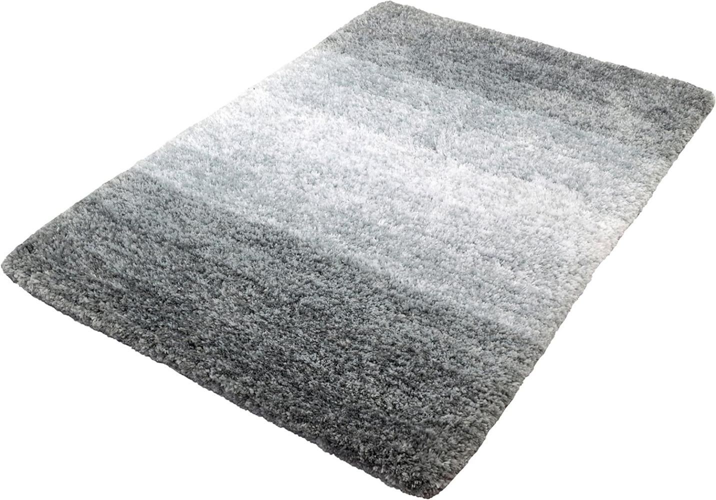 Kleine Wolke Oslo Badteppich, 100% Polyester, Platin, 90 x 60 cm, 90. 00 x 60. 00 cm, 4004478268425 Bild 1