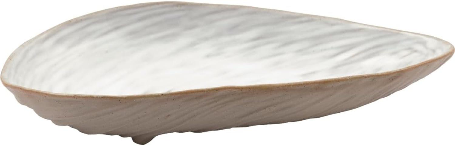 Greengate Teller Muschelform Irregular Pale Grey (M) CERPLAIMSHL8506 Bild 1