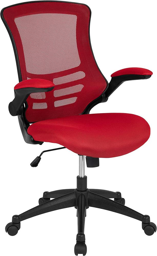 Flash Furniture Bürostuhl, Schaumstoff, Rotes Netz, 64. 77 x 62. 23 x 104. 78 cm Bild 1