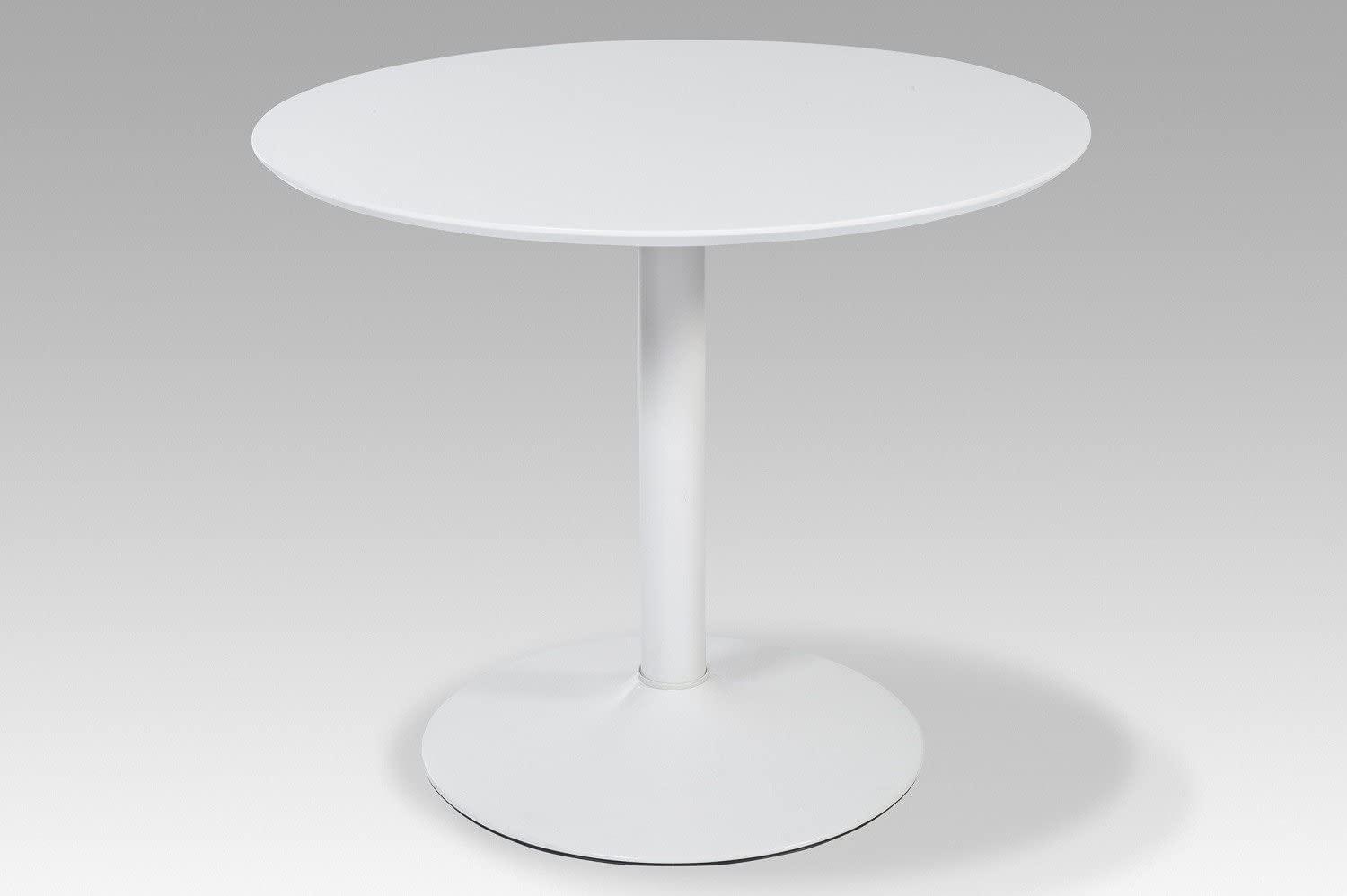 Esstisch Tisch Judy Hochglanz R4226-11 weiss 90 cm Bild 1