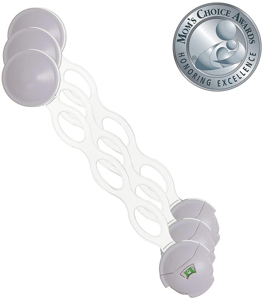 Dreambaby G727 Ezy-Check Flexible Kindersicherung Schranksicherung Schubladensicherung zum kleben (3er) Bild 1