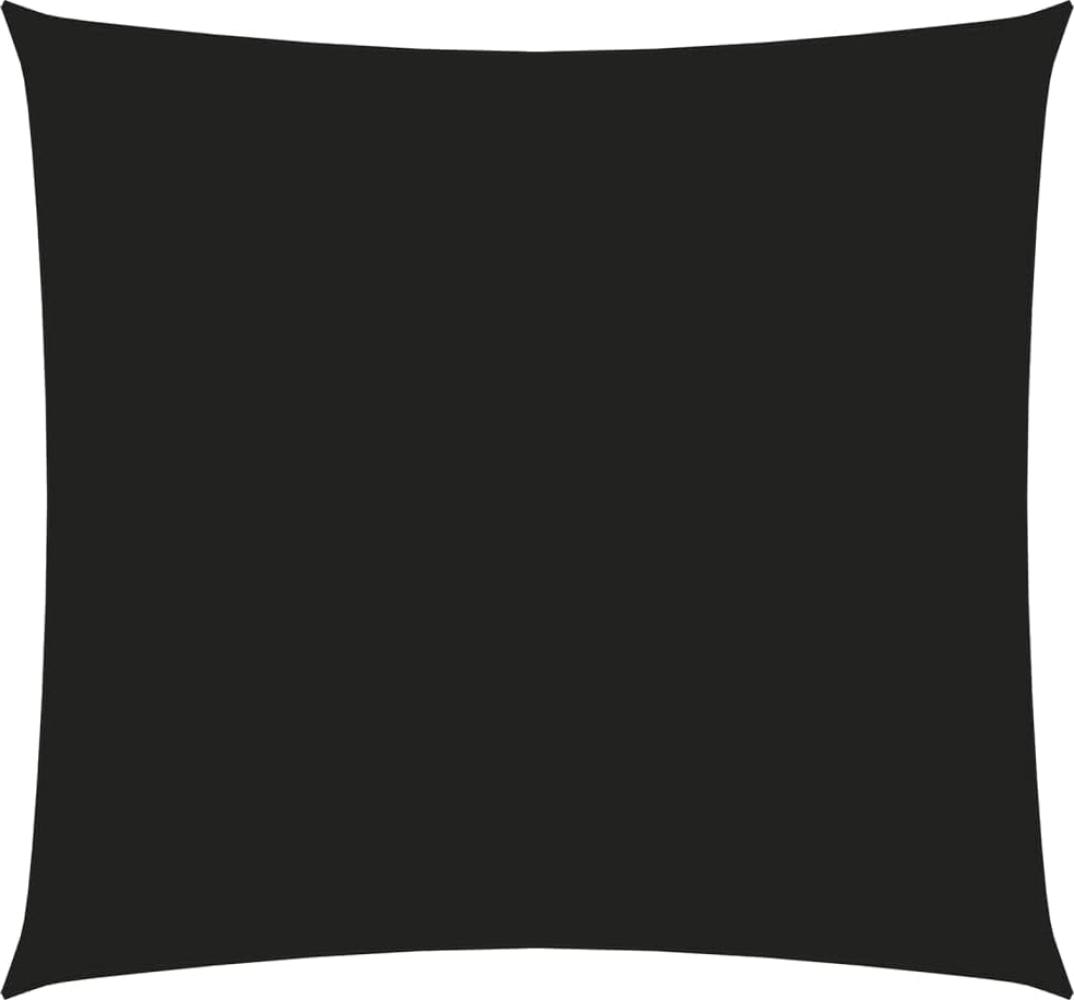 Sonnensegel Oxford-Gewebe Quadratisch 7x7 m Schwarz Bild 1