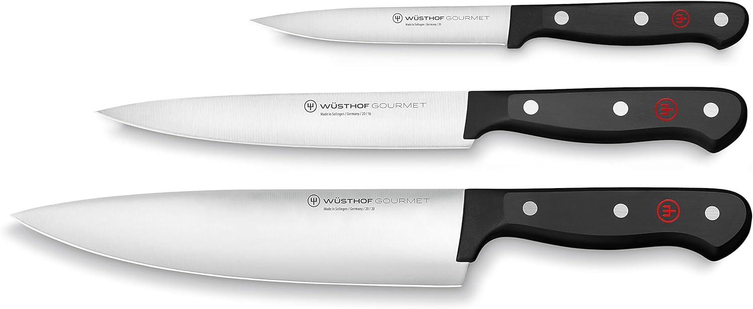 Wüsthof Messer Set mit 3 Messern Knife set with 3 knives Gourmet -- cm 9675 Bild 1