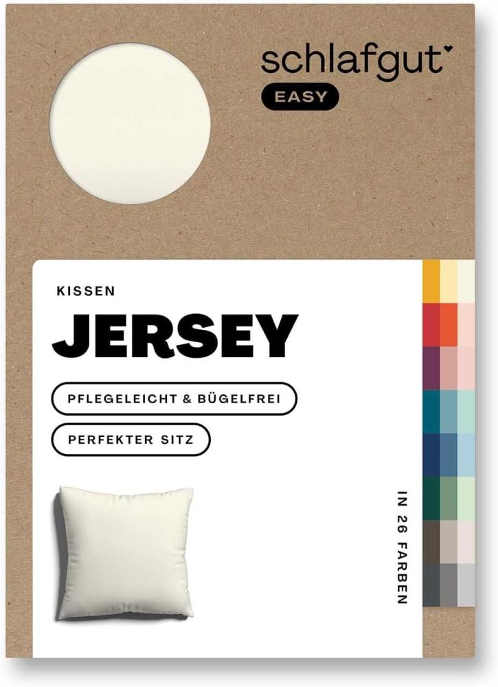 Schlafgut Kissenbezug EASY Jersey | Kissenbezug einzeln 40x40 cm | yellow-light Bild 1
